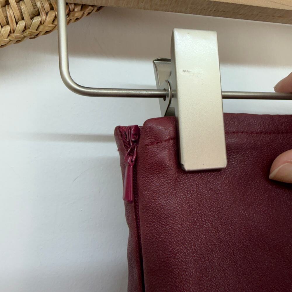 The Row Red Cropped Leather Pants XS - Picture 4 of 6